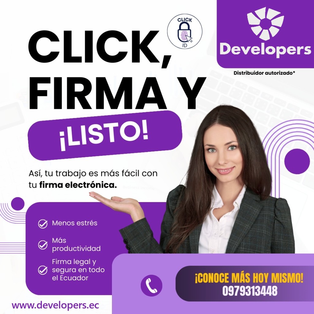 Firma Electrónica CLICK ID - Certificado digital Ecuador